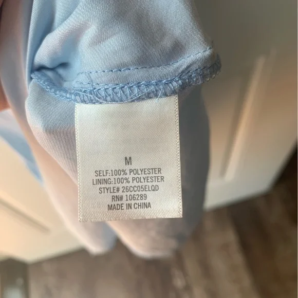 Francesca’s light blue mini dress size M - Picture 4 of 4